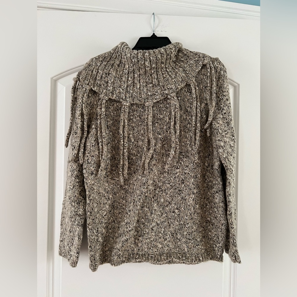 Chico’s frill oversize sweater size 1